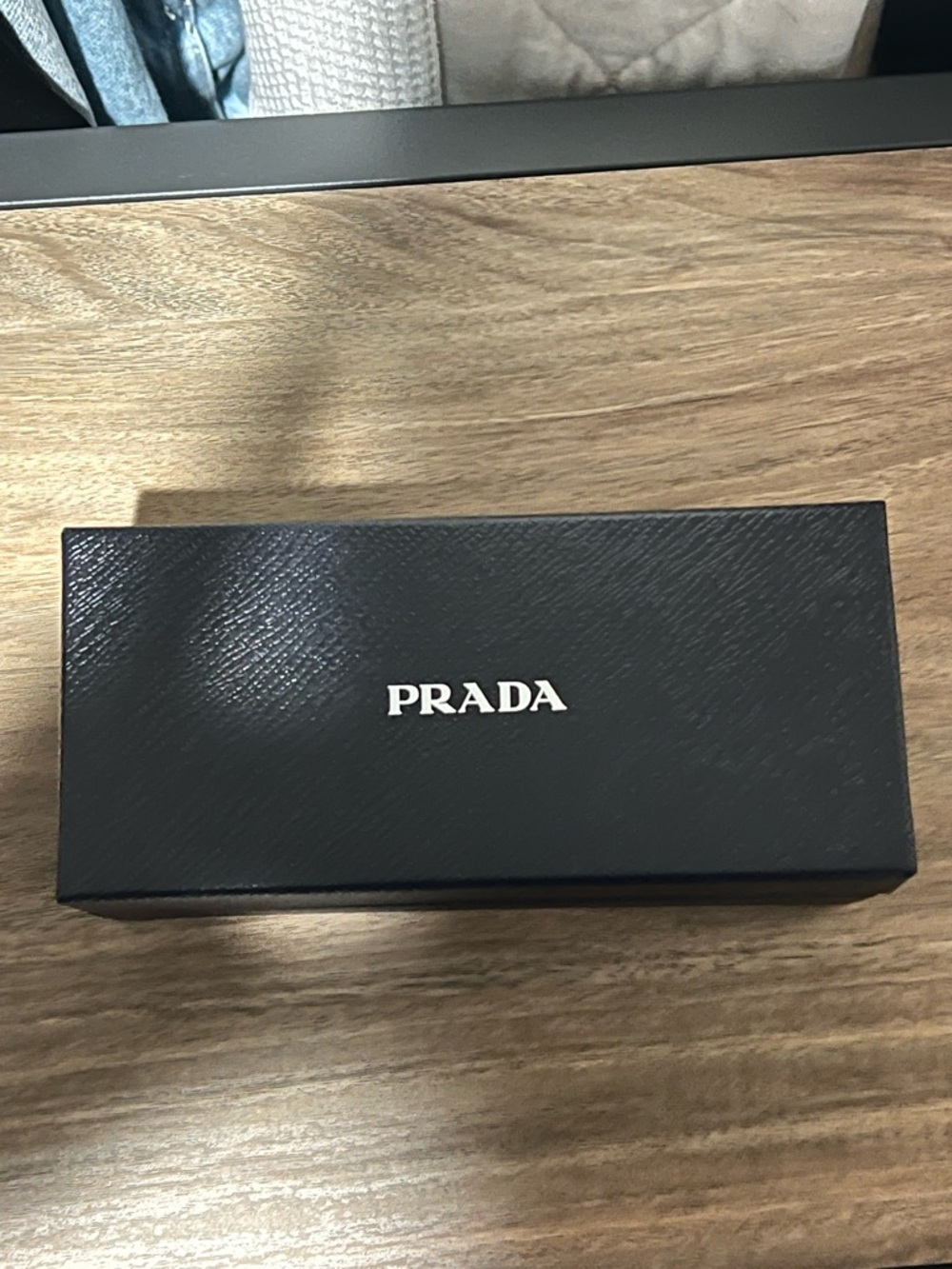 Prada 58mm Rectangular Sunglasses - BLUE MIRROR/ GOLD - Picture 9 of 12